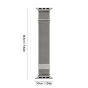 For Apple Watch 38mm DUX DUCIS Milanese Pro Series Stainless Steel Watch Band(Graphite)