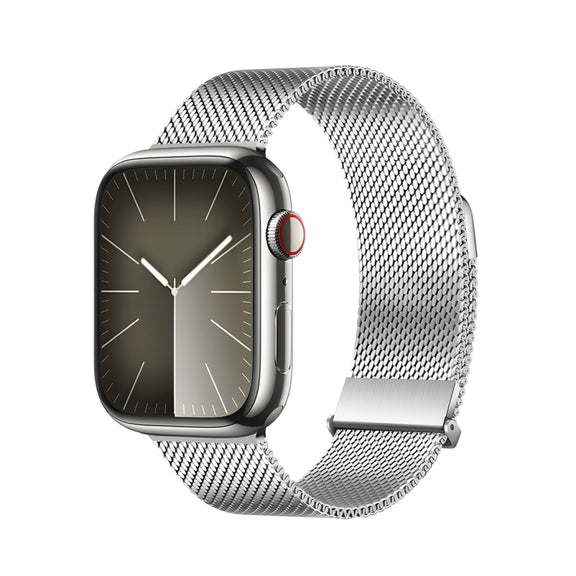 For Apple Watch 38mm DUX DUCIS Milanese Pro Series Stainless Steel Watch Band(Silver)