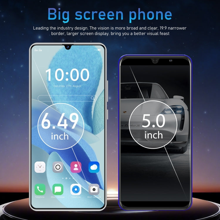 Note13 Pro+ / RF7, 2GB+16GB, 6.49 inch Face Identification Android 5.0 MTK6582 Quad Core, Network: 3G, Dual SIM(Purple)