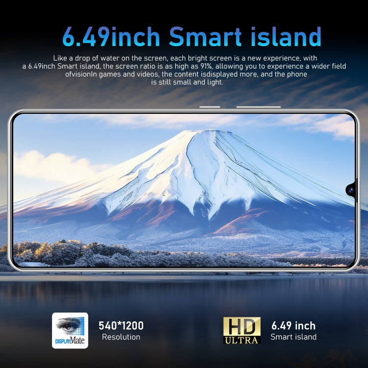 Note13 Pro+ / RF7, 2GB+16GB, 6.49 inch Face Identification Android 5.0 MTK6582 Quad Core, Network: 3G, Dual SIM(Purple)