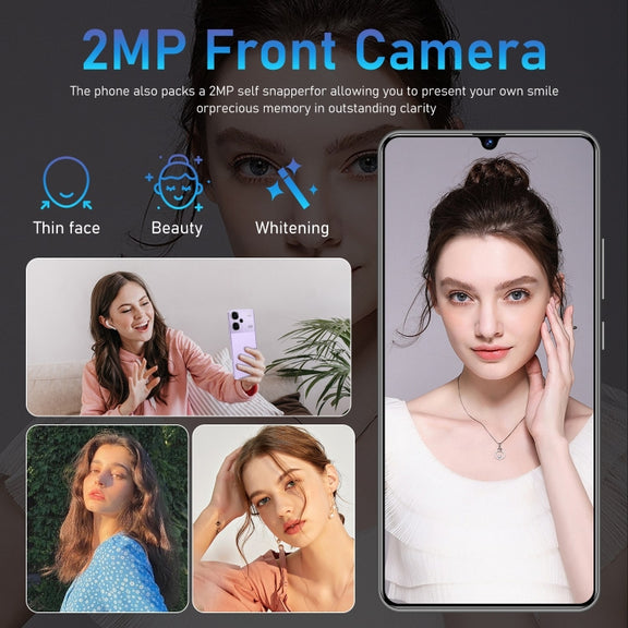 Note13 Pro+ / RF7, 2GB+16GB, 6.49 inch Face Identification Android 5.0 MTK6582 Quad Core, Network: 3G, Dual SIM(Purple)