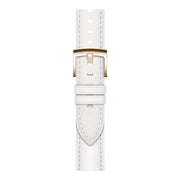 For Huawei Watch  GT 4 18mm Genuine Leather Watch Band(White)