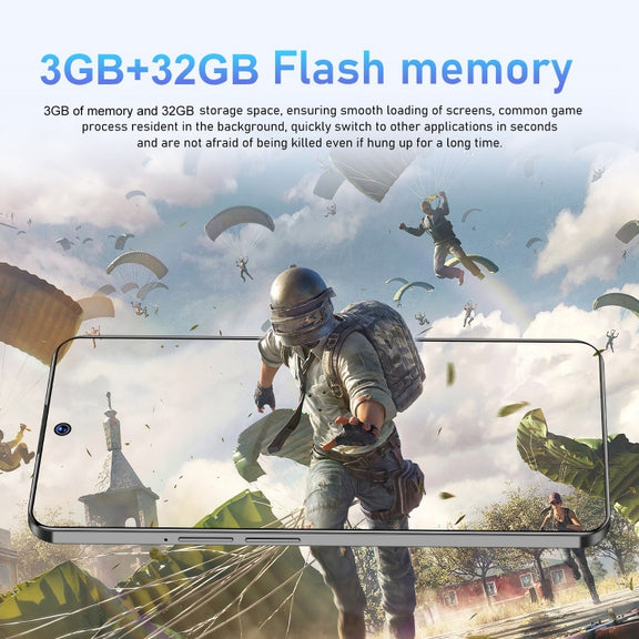 C20 Pro 5G / U32, 3GB+32GB, 6.528 inch Face Identification Android 10.0 MTK6737 Quad Core, Network: 4G, OTG, Dual SIM(Blue)
