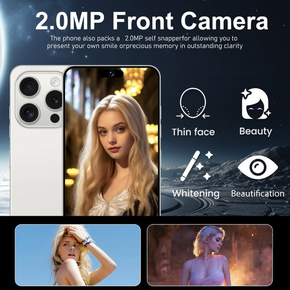 i15 Pro Max / VD1, 3GB+32GB, 6.79 inch Screen, Face Identification, Android 8.1 MTK6753 Octa Core, Network: 4G, Dual SIM(Black)