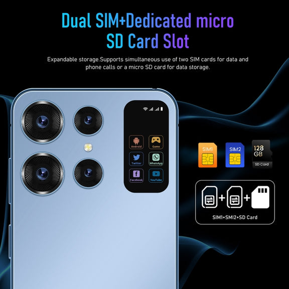 Note40 / X16, 2GB+16GB, 6.49 inch Face Identification Android 8.1 MTK6580A Quad Core, Network: 3G, Dual SIM(Black)