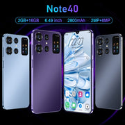 Note40 / X16, 2GB+16GB, 6.49 inch Face Identification Android 8.1 MTK6580A Quad Core, Network: 3G, Dual SIM(Black)