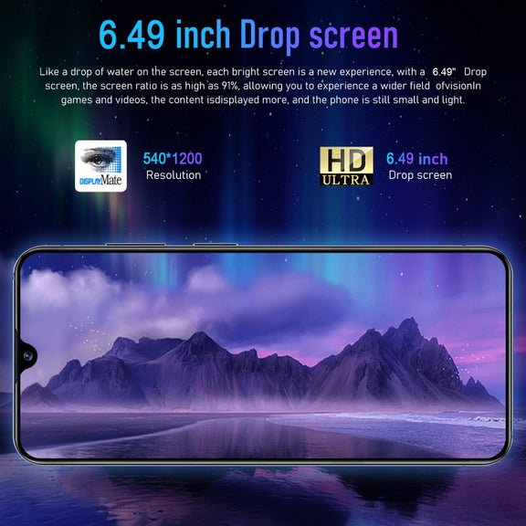 Note40 / X16, 2GB+16GB, 6.49 inch Face Identification Android 8.1 MTK6580A Quad Core, Network: 3G, Dual SIM(Black)