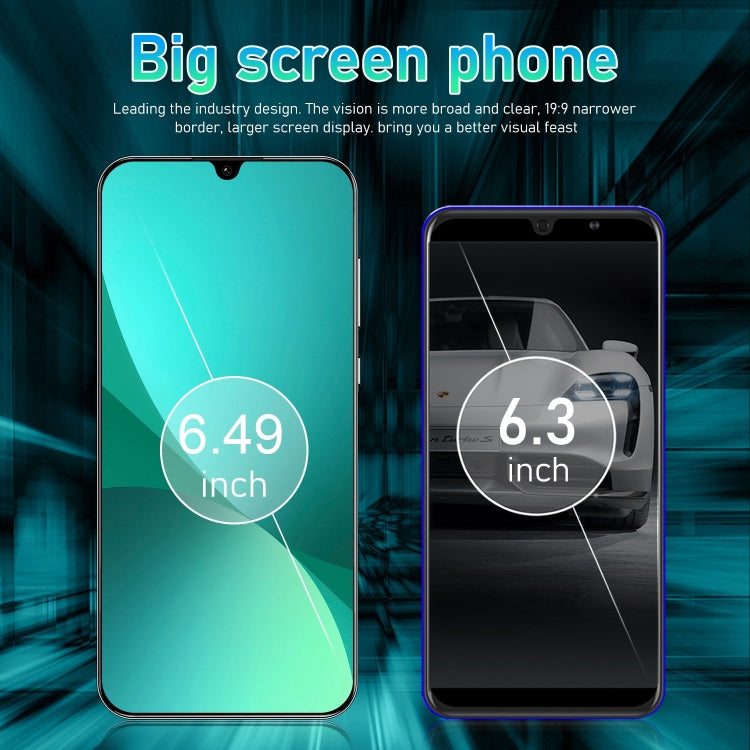 13T Pro / X18, 2GB+16GB, 6.49 inch Face Identification Android 8.1 MTK6580A Quad Core, Network: 3G, Dual SIM(Blue)
