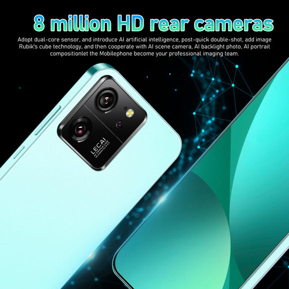 13T Pro / X18, 2GB+16GB, 6.49 inch Face Identification Android 8.1 MTK6580A Quad Core, Network: 3G, Dual SIM(Blue)
