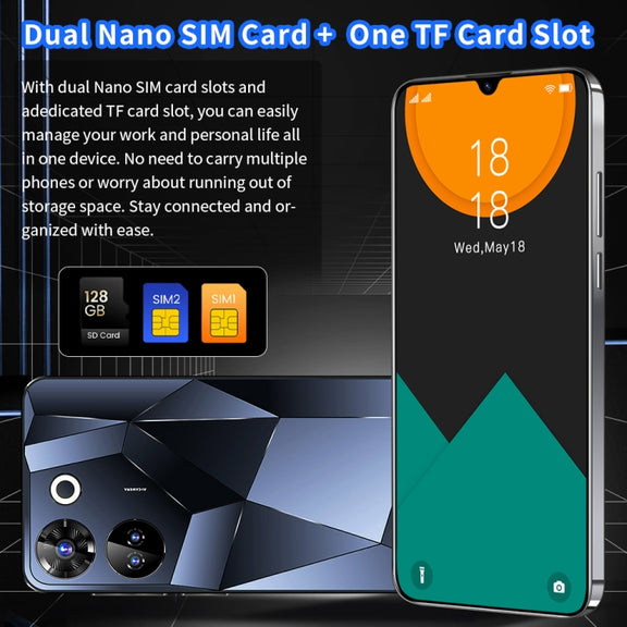 C20 Pro / X19, 2GB+16GB, 6.49 inch Face Identification Android 8.1 MTK6580A Quad Core, Network: 3G, Dual SIM(Black)