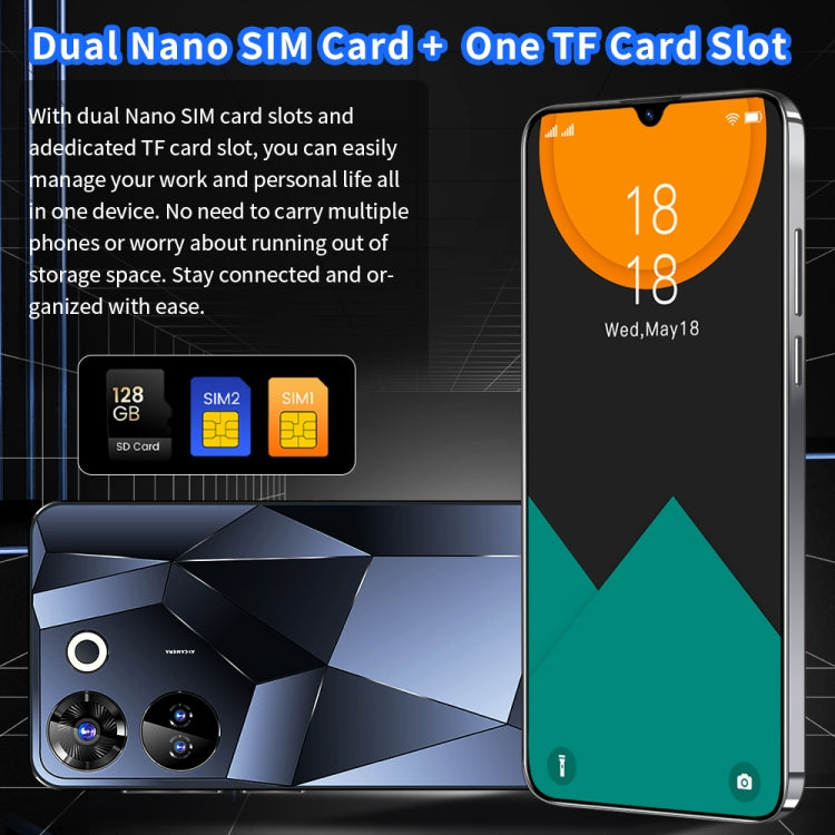 C20 Pro / X19, 2GB+16GB, 6.49 inch Face Identification Android 8.1 MTK6580A Quad Core, Network: 3G, Dual SIM(Black)