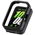 For Samsung Galaxy Fit 3 12mm Half Coverage Hollowed PC Watch Protective Case(Black) - Watch Cases by PMC TechLife | Online Shopping South Africa | PMC TechLife