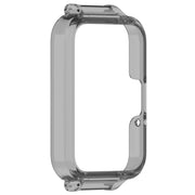 For Samsung Galaxy Fit 3 12mm Half Coverage Hollowed PC Watch Protective Case(Transparent Black)