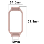 For Samsung Galaxy Fit 3 12mm Half Coverage Hollowed PC Watch Protective Case(Transparent Black)