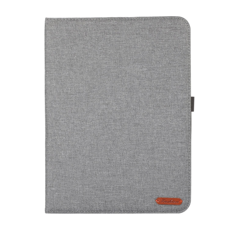 For OPPO Pad Neo 11.4 Fabric Leather Tablet Case(Grey)