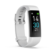 S5-4 Smart Bracelet IP68 Water-resistant Heart Rate Sport Fitness Tracker Smart Watch(White)