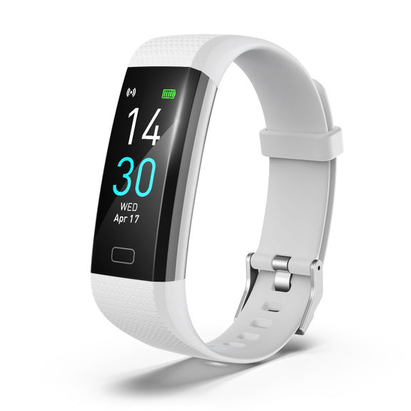 S5-4 Smart Bracelet IP68 Water-resistant Heart Rate Sport Fitness Tracker Smart Watch(White)