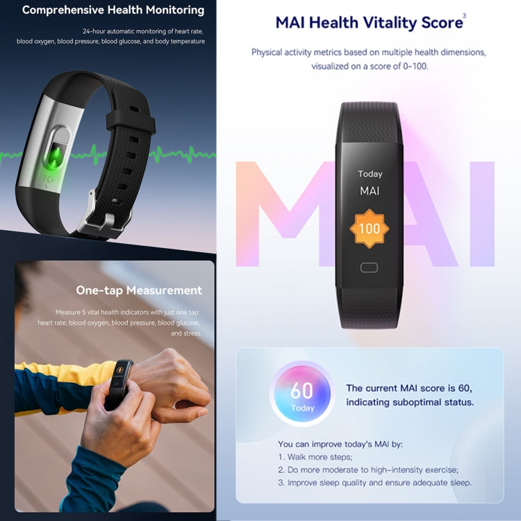 S5-4 Smart Bracelet IP68 Water-resistant Heart Rate Sport Fitness Tracker Smart Watch(White)