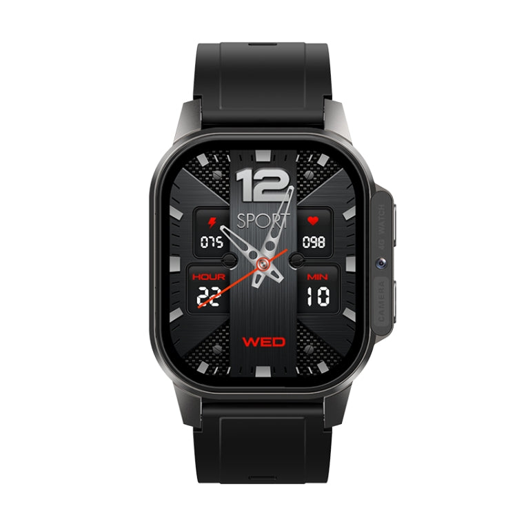 LEMFO DM62 2.13 inch AMOLED Square Screen Smart Watch Android 8.1, Specification:2GB+16GB(Black)