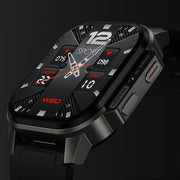 LEMFO DM62 2.13 inch AMOLED Square Screen Smart Watch Android 8.1, Specification:2GB+16GB(Black)