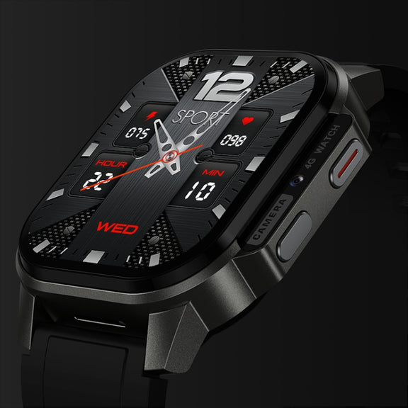 LEMFO DM62 2.13 inch AMOLED Square Screen Smart Watch Android 8.1, Specification:2GB+16GB(Black)