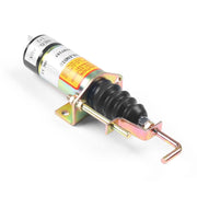 Lister Petter 24V Engine Flameout Solenoid Valve with Magnetic 366-07198(Black)
