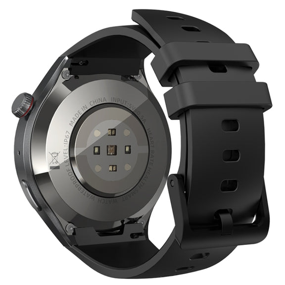 LEMFO DM80 1.43 inch AMOLED Round Screen Smart Watch Android 8.1, Specification:2GB+16GB(Black)