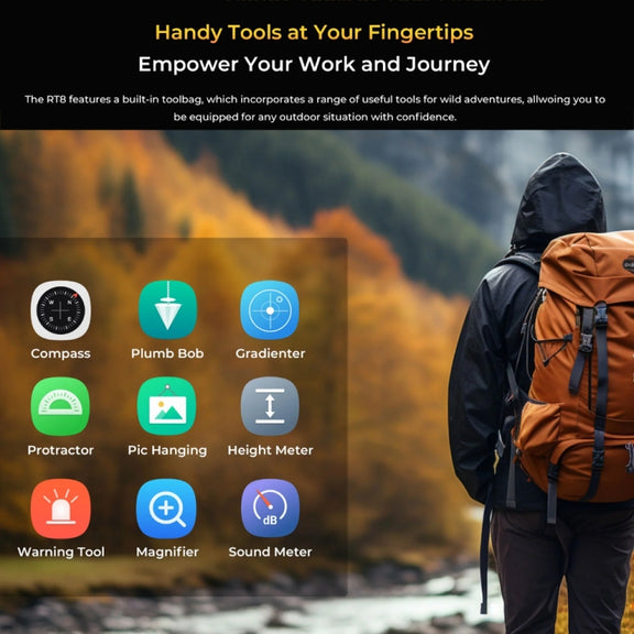 OUKITEL RT8 4G Network IP68/IP69K Rugged Tablet, 6GB+256GB, 11 inch Android 13 MediaTek Helio G99 Quad Core Support Dual SIM, EU Plug(Black)