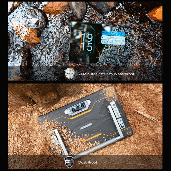OUKITEL RT8 4G Network IP68/IP69K Rugged Tablet, 6GB+256GB, 11 inch Android 13 MediaTek Helio G99 Quad Core Support Dual SIM, EU Plug(Black)