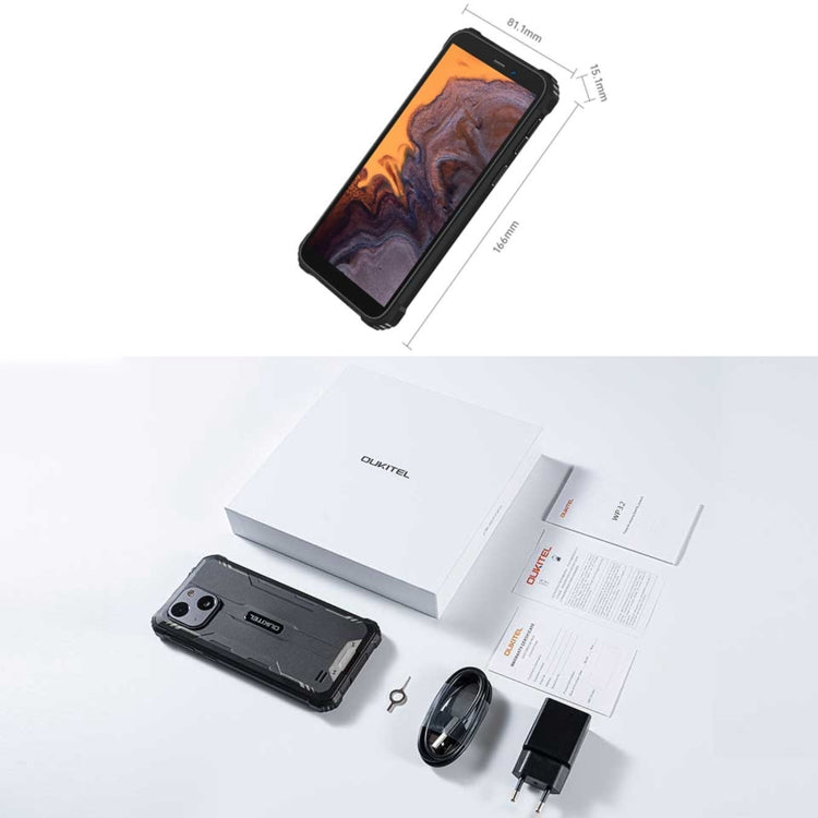 Oukitel WP32, 4GB+128GB, IP68/IP69K, 5.93 inch Android 13 Unisoc Tiger T606 Octa-core, NFC, OTG, Network: 4G(Orange)