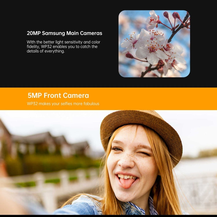 Oukitel WP32, 4GB+128GB, IP68/IP69K, 5.93 inch Android 13 Unisoc Tiger T606 Octa-core, NFC, OTG, Network: 4G(Orange)
