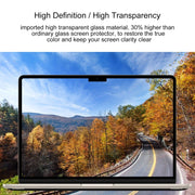 For Macbook Air 13.6 2023/2024/2025 0.26mm 9H Surface Hardness Explosion-proof Tempered Glass Film