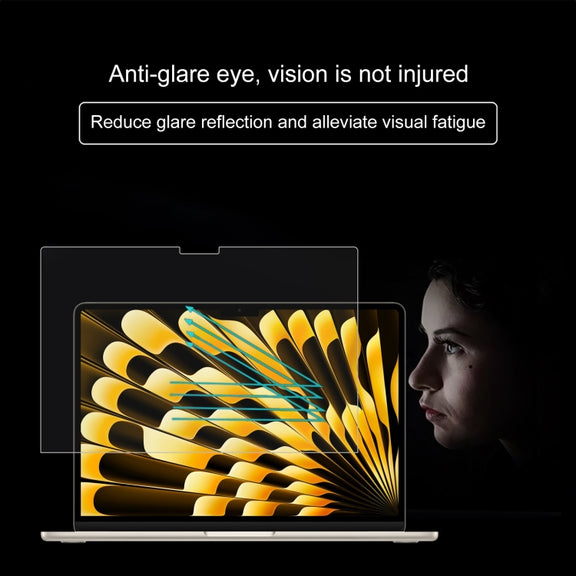 For Macbook Air 13.6 2023/2024/2025 0.26mm 9H Surface Hardness Explosion-proof Tempered Glass Film