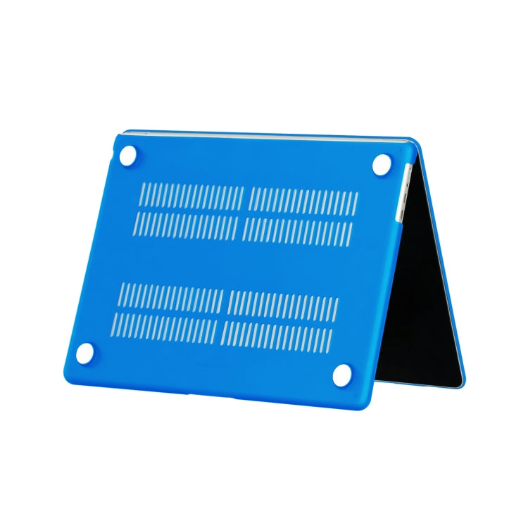 For MacBook Air 15.3 2024 A2941 (M2)/A3114 (M3) Laptop Matte Style Protective Case(Dark Blue)