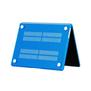 For MacBook Air 15.3 2024 A2941 (M2)/A3114 (M3) Laptop Matte Style Protective Case(Dark Blue)