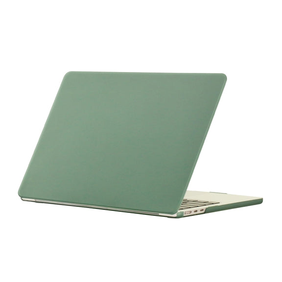 For MacBook Air 15.3 2025 / 2024 / 2023 Laptop Matte Style Protective Case(Dark Green)