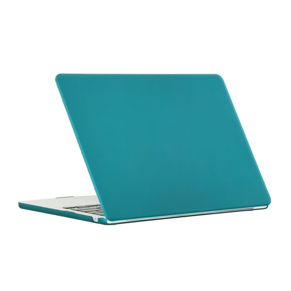 For MacBook Air 15.3 2024 A2941 (M2)/A3114 (M3) Laptop Matte Style Protective Case(Dark Cyan)
