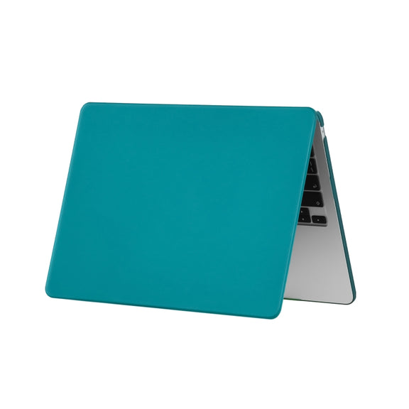 For MacBook Air 15.3 2024 A2941 (M2)/A3114 (M3) Laptop Matte Style Protective Case(Dark Cyan)