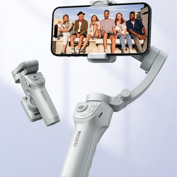 Yesido SF18 Phone Stabilizer Three-Axis Anti-Shake Handheld Gimbal(White)