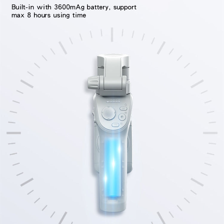 Yesido SF18 Phone Stabilizer Three-Axis Anti-Shake Handheld Gimbal(White)