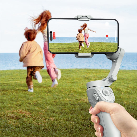 Yesido SF18 Phone Stabilizer Three-Axis Anti-Shake Handheld Gimbal(White)