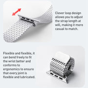 For Apple Watch SE 2022 40mm Milanese Loop Magnetic Clasp Stainless Steel Watch Band(Silver)