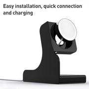 For Apple Watch Series Smart Watch Charging Stand PC Base(Red)