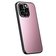 For iPhone 14 Pro Max R-JUST RJ-61 Electroplating Frosted TPU + PC Phone Case(Pink) - iPhone 14 Pro Max Cases by R-JUST | Online Shopping South Africa | PMC TechLife