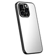 For iPhone 14 Pro R-JUST RJ-61 Electroplating Frosted TPU + PC Phone Case(Silver) - iPhone 14 Pro Cases by R-JUST | Online Shopping South Africa | PMC TechLife