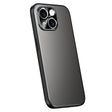 For iPhone 14 R-JUST RJ-61 Electroplating Frosted TPU + PC Phone Case(Grey) - iPhone 14 Cases by R-JUST | Online Shopping South Africa | PMC TechLife | Buy Now Pay Later Mobicred