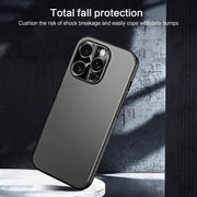 For iPhone 12 Pro R-JUST RJ-61 Electroplating Frosted TPU + PC Phone Case(Silver)
