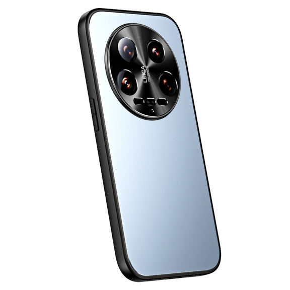 For Xiaomi 14 Ultra R-JUST RJ-61 Electroplating Frosted TPU + PC Phone Case(Blue)