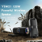 Yesido YSW21 Outdoor Portable Wireless Bluetooth Speaker with Microphone(Black)