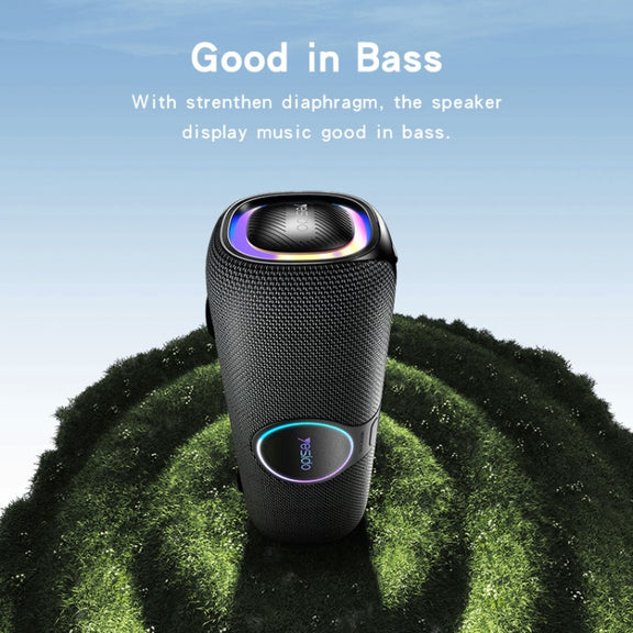 Yesido YSW21 Outdoor Portable Wireless Bluetooth Speaker with Microphone(Black)